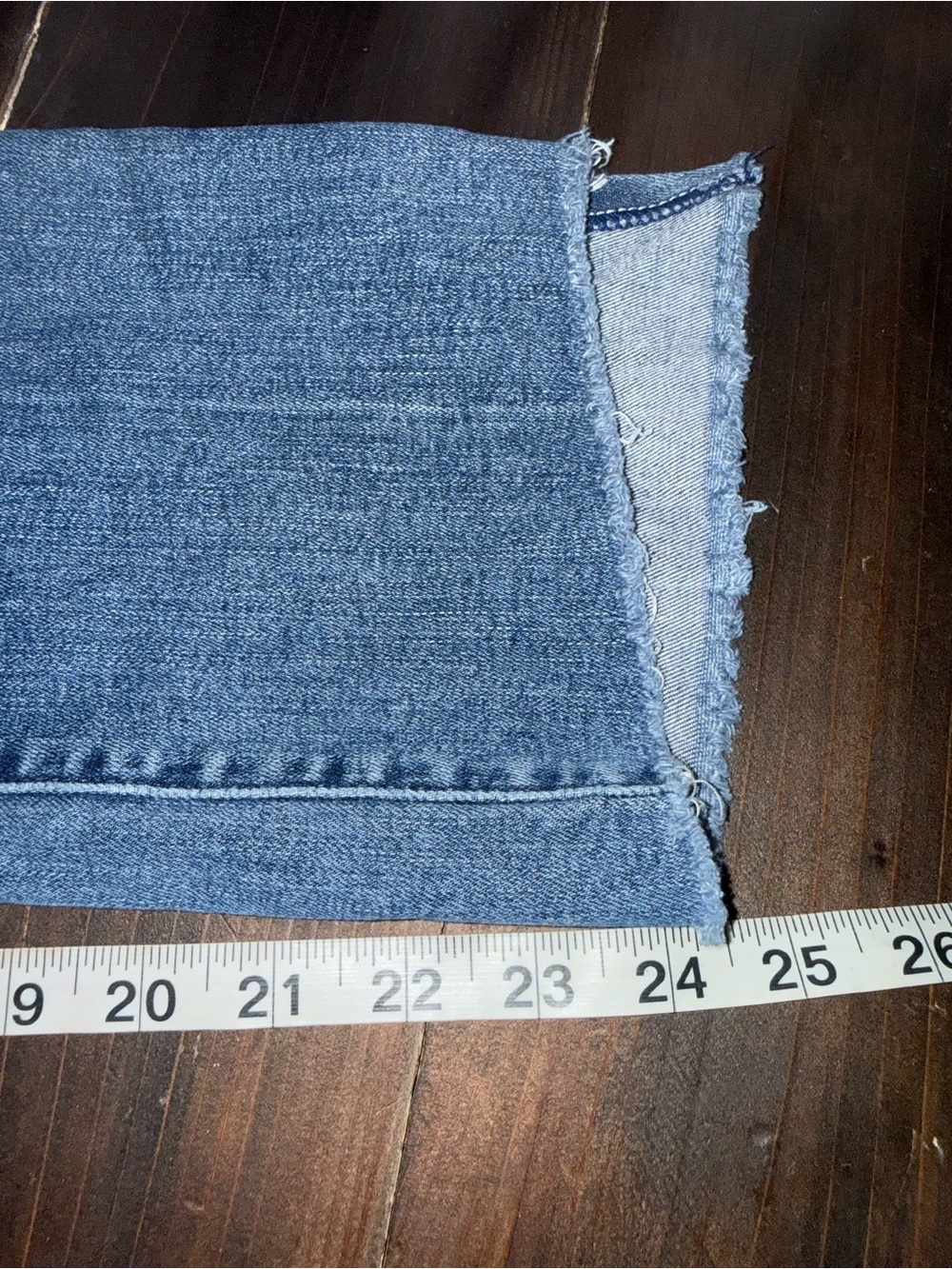 Mother Denim The Insider Crop Fray Jeans in Walking On Coals Size 26 - Picture 13 of 13